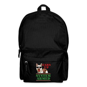 Berger allemand - Sac à dos - noir - Devant