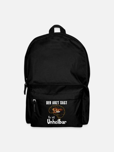 Der Arzt sagt es ist unheilbar Holz - Rucksack - Schwarz