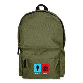 Drummer Drummer Music Instrument Drum Band - Backpack - olive green - Front