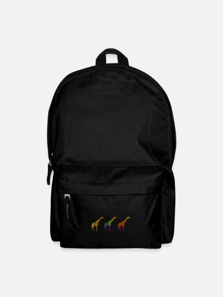 Giraffe savanna - Backpack - black