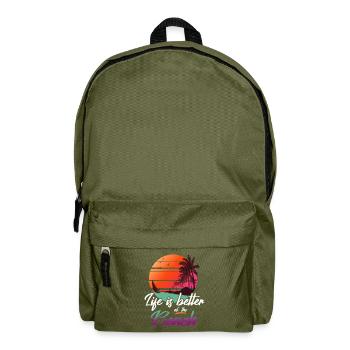 Strand - Rucksack - Olivgrün - Vorne