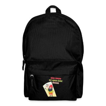 AUCUN NETTOYAGE N'EST AUSSI PAS DE SOLUTION - Sac à dos - noir - Devant
