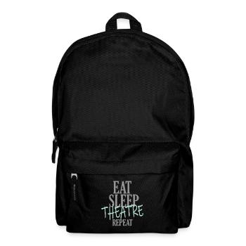 Eat Sleep Theater Repeat - Backpack - black - Front