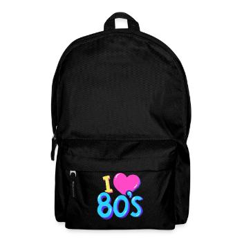 80's - Backpack - black - Front