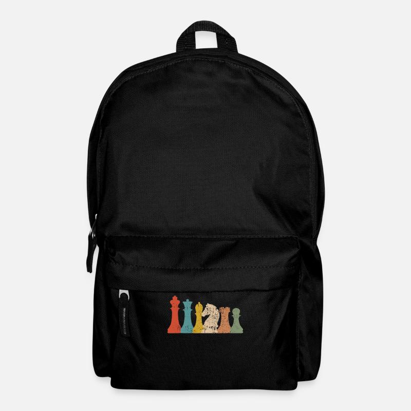 Schach - Rucksack - Schwarz