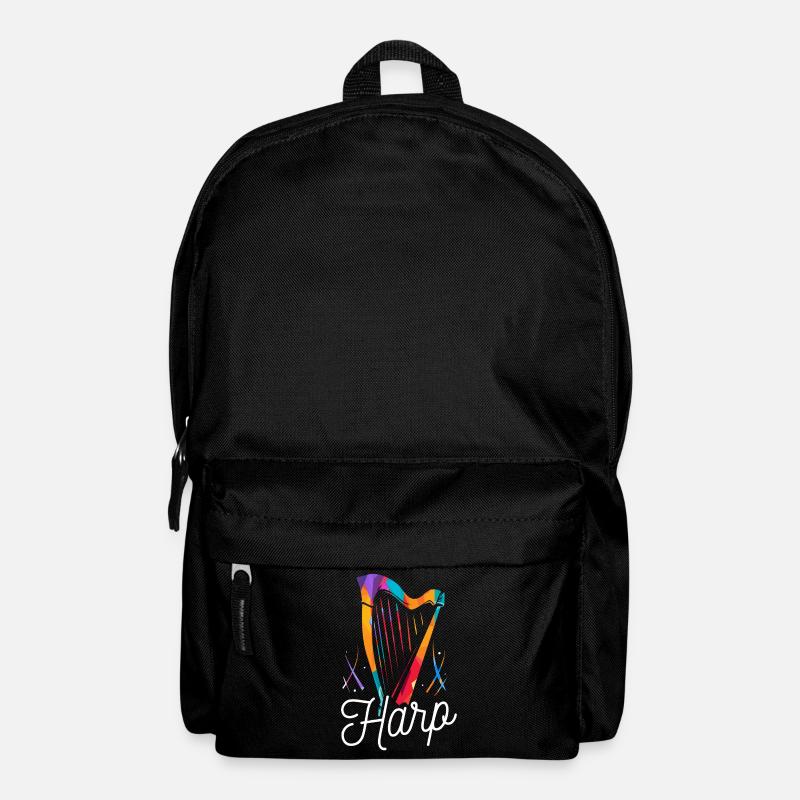 Harfe - Rucksack - Schwarz