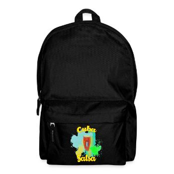 Cuba Salsa Music Dance Gift - Backpack - black - Front