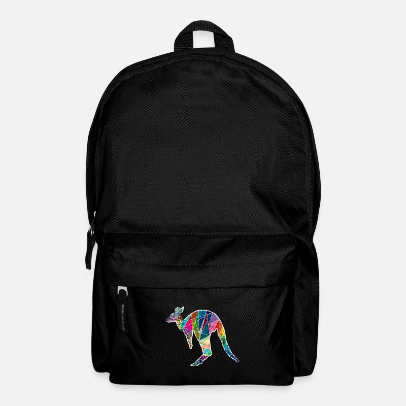 Känguru Australien - Rucksack - Schwarz