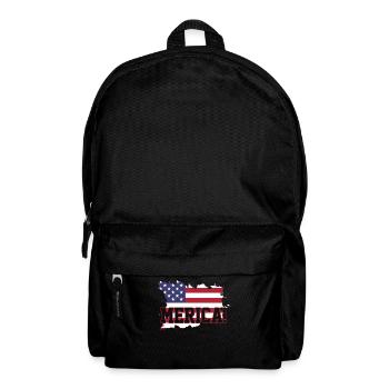Amerika USA Flagge - Rucksack - Schwarz - Vorne