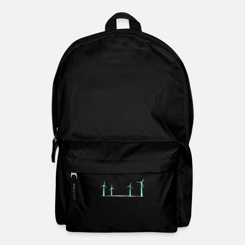 Wind turbine energy - Backpack - black