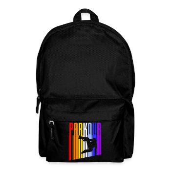 Vintage Parkour - Rucksack - Schwarz - Vorne