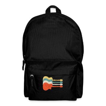 Guitar Retro - Backpack - black - Front