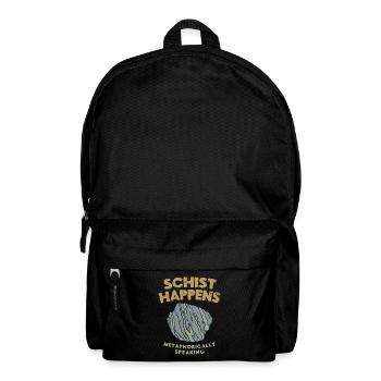 Geology stones geologist saying pun - Backpack - black - Front