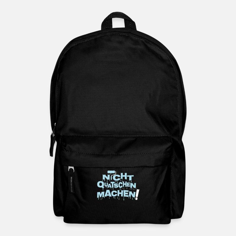 Maler Shirt Nicht quatschen machen ! - Rucksack - Schwarz