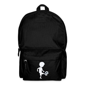 Fußballer Fußball Fußballspiel Fußballspieler - Rucksack - Schwarz - Vorne