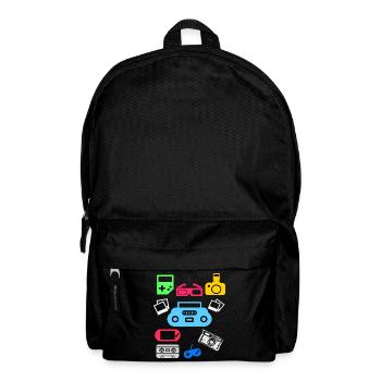 90s 90s party 90s fashion 90s outfit - Backpack - black - Front