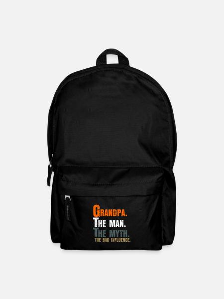 Großvater - Rucksack - Schwarz
