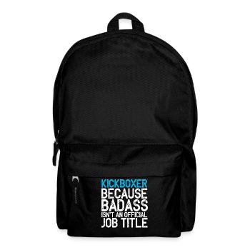 Kickboxing Kickboxen - Rucksack - Schwarz - Vorne
