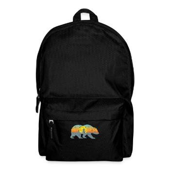 Ours sauvage - Sac à dos - noir - Devant