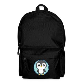 Pingouin animaux mignons pour les enfants - Sac à dos - noir - Devant