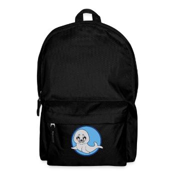 Otarie phoque mignonne - Sac à dos - noir - Devant