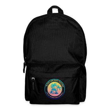 Beach-Volleyball Surfen - Rucksack - Schwarz - Vorne