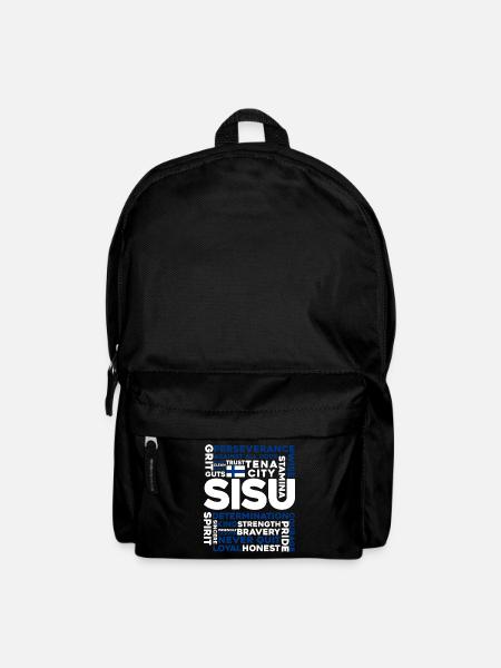Finnland - Rucksack - Schwarz
