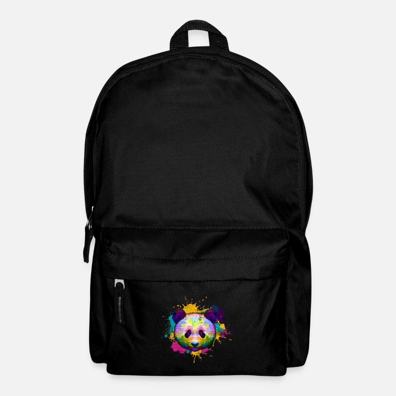 Panda Asien - Rucksack - Schwarz