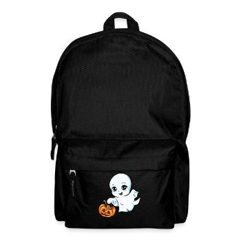 Déguisement Halloween bébé citrouille fantôme - Sac à dos - noir - Devant