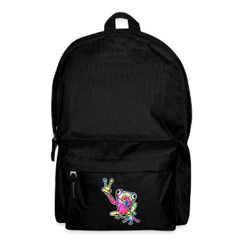 Frog Animal - Backpack - black - Front