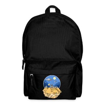 Ägyptische Pyramiden der UFO-Ausländer - Rucksack - Schwarz - Vorne