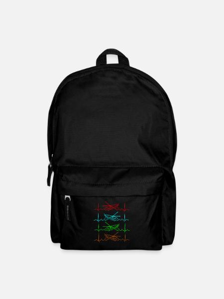 Hubschrauber Herzschlag - Rucksack - Schwarz