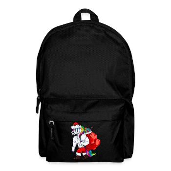Grumpy Unicorn Unicorn Santa Claus Gifts - Backpack - black - Front