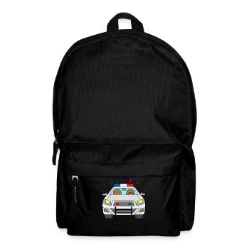 Police vehicle - Backpack - black - Front