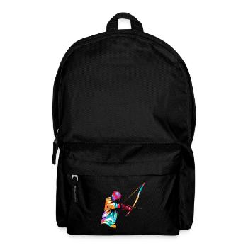 Bogenschießen - Rucksack - Schwarz - Vorne