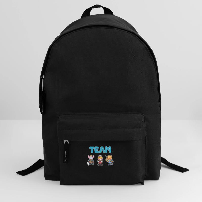 Team construction site worker mouse hare cat gift Backpack