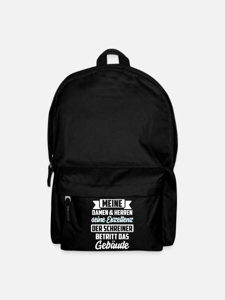 Schreiner Tischler Handwerk Handwerker Geschenk - Rucksack - Schwarz