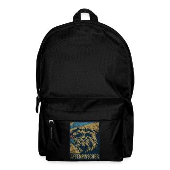 Affenpinscher Pinscher - Backpack - black - Front