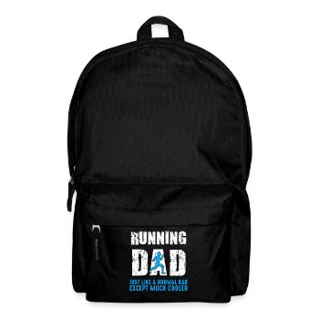Cadeau du papa joggeur pour la course à pied - Sac à dos - noir - Devant