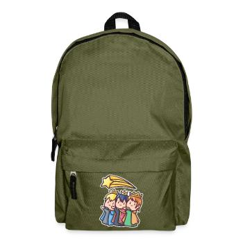 Heilige drei Könige Morgenland Weihnacht Geschenk - Rucksack - Olivgrün - Vorne