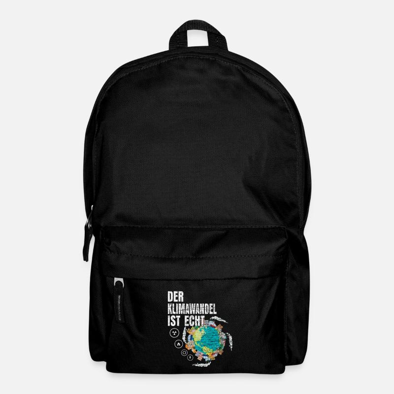 Umweltschutz - Rucksack - Schwarz