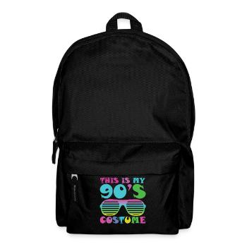 This Is My 90's Costume Retro Sunglasses - Rucksack - Schwarz - Vorne