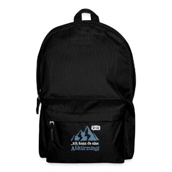 Climber climber bouldering climbing gift - Backpack - black - Front