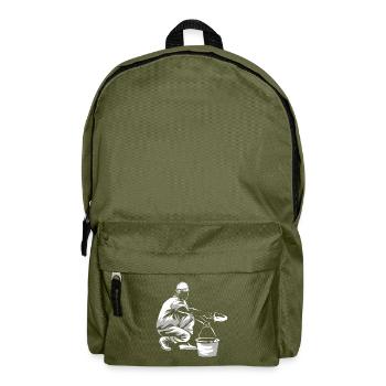 fish farmer - Backpack - olive green - Front