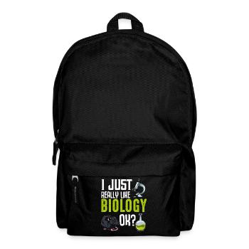 Cool Biology Statement Biologists Gift Idea - Backpack - black - Front