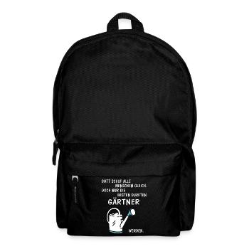 Gärtner - Rucksack - Schwarz - Vorne