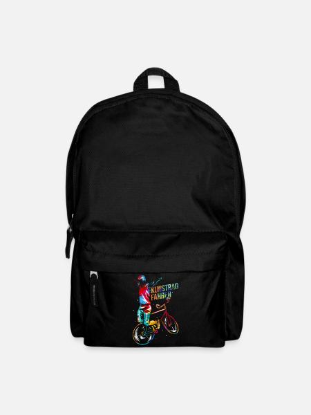 Kunstradfahren Geschenk - Rucksack - Schwarz