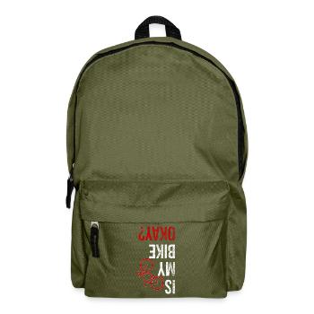 Chute de vélo - Sac à dos - vert olive - Devant