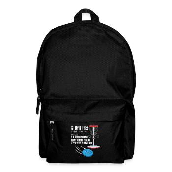 Disc Golf - Rucksack - Schwarz - Vorne