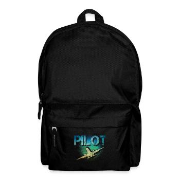 Pilot hobby sport leisure gift - Backpack - black - Front